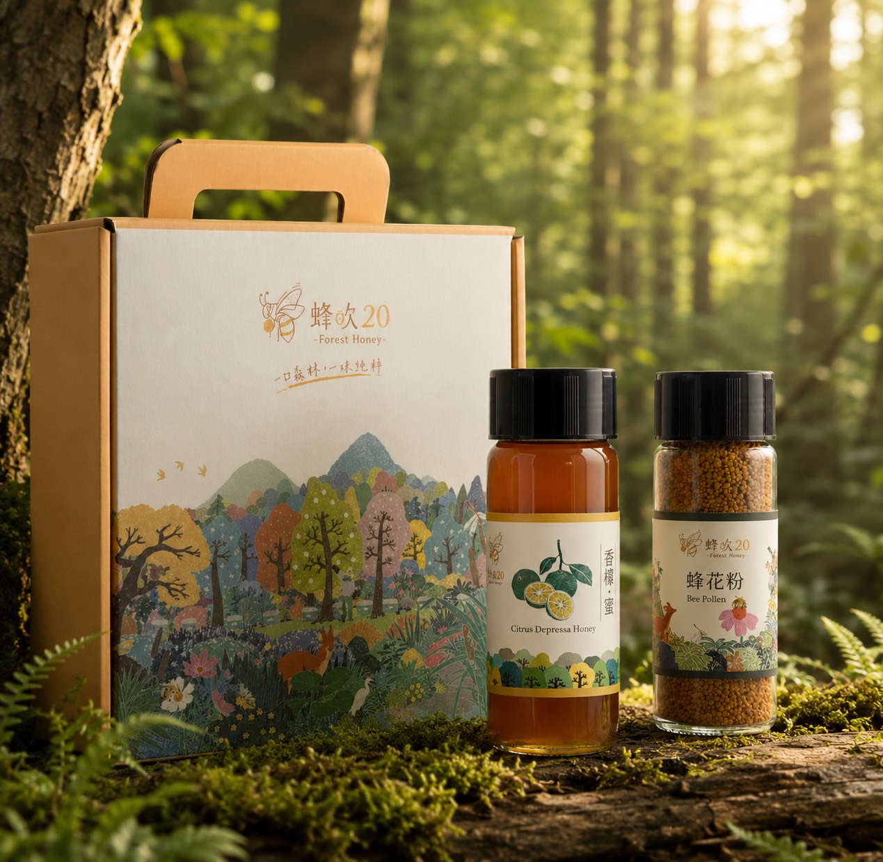 【蜂神】森藏雙品-山茶花粉款
