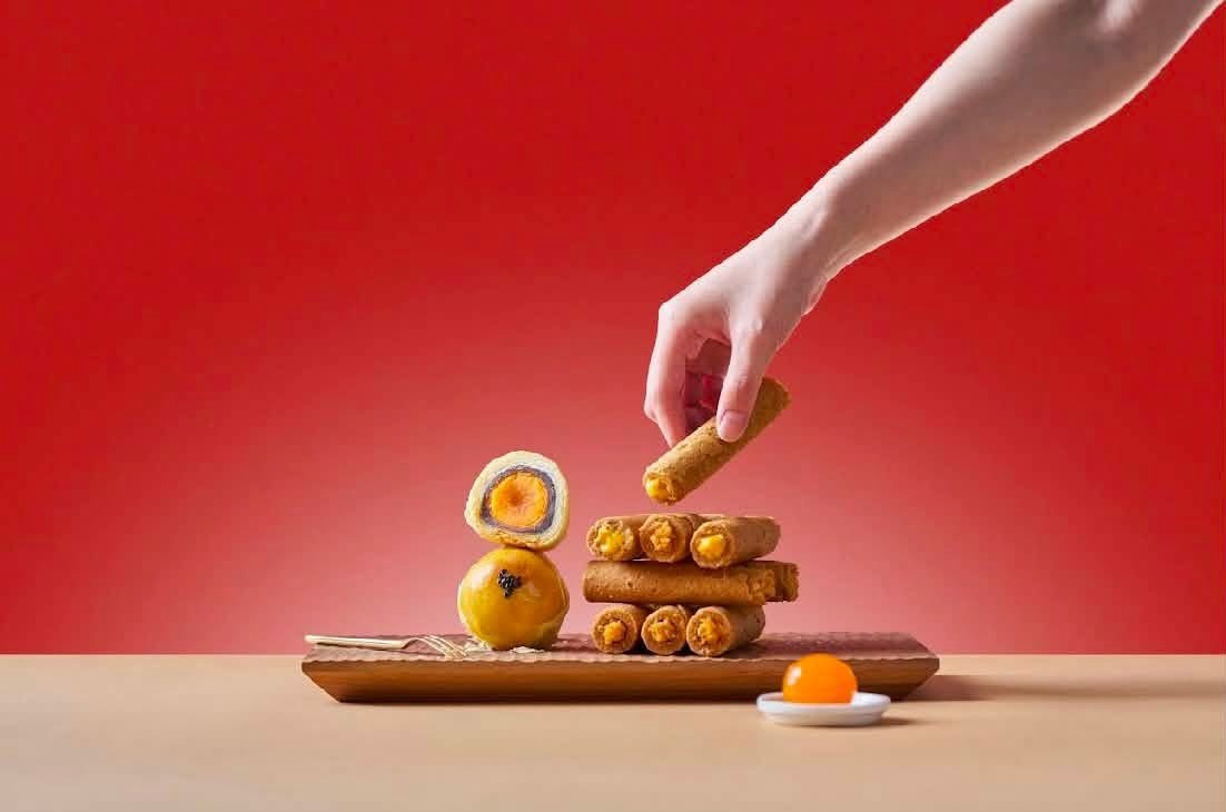 預購 🌟【協興蛋業】中秋限定禮盒（經典紅土蛋黃酥＋厚蛋鹹蛋黃蛋捲）