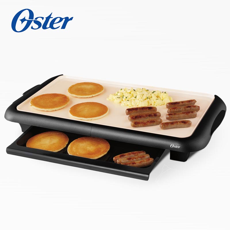 【美國OSTER】BBQ陶瓷電烤盤 (CKSTGRFM18W-TECO)