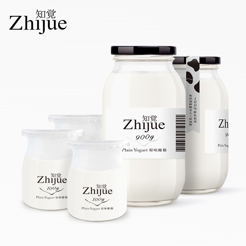 【知覺優格】2優格900g+3優格獨享杯100g