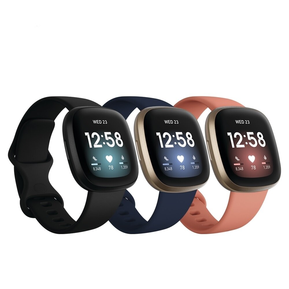 【Fitbit】 Versa 3 GPS 智慧手錶❤贈送好禮二選一