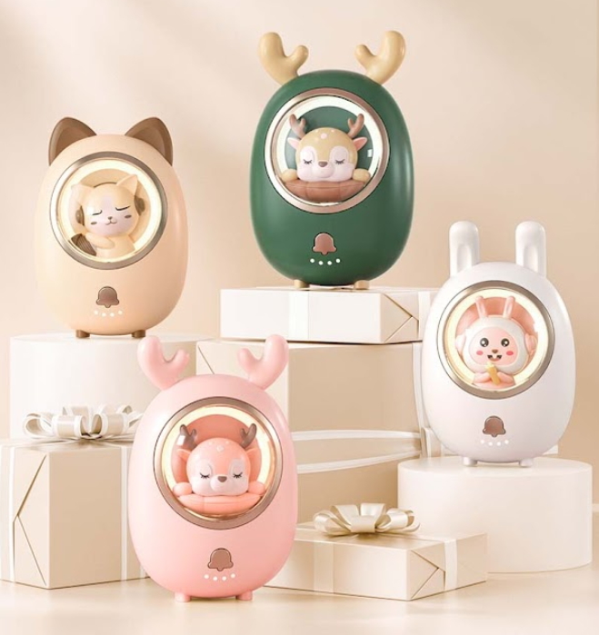 【Solac】星寵充電式暖暖包(暖手寶+小夜燈)二合一兩用,送不織布購物袋一個
