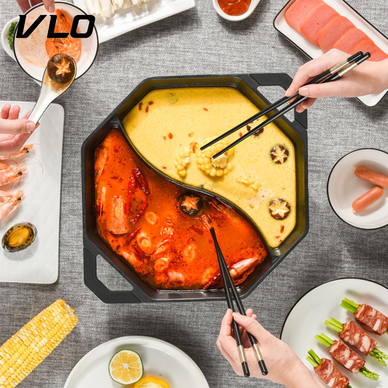 【德國VLO】八角鴛鴦不沾鍋(附鍋蓋) 新款升级版,贈送牛年開運紅包