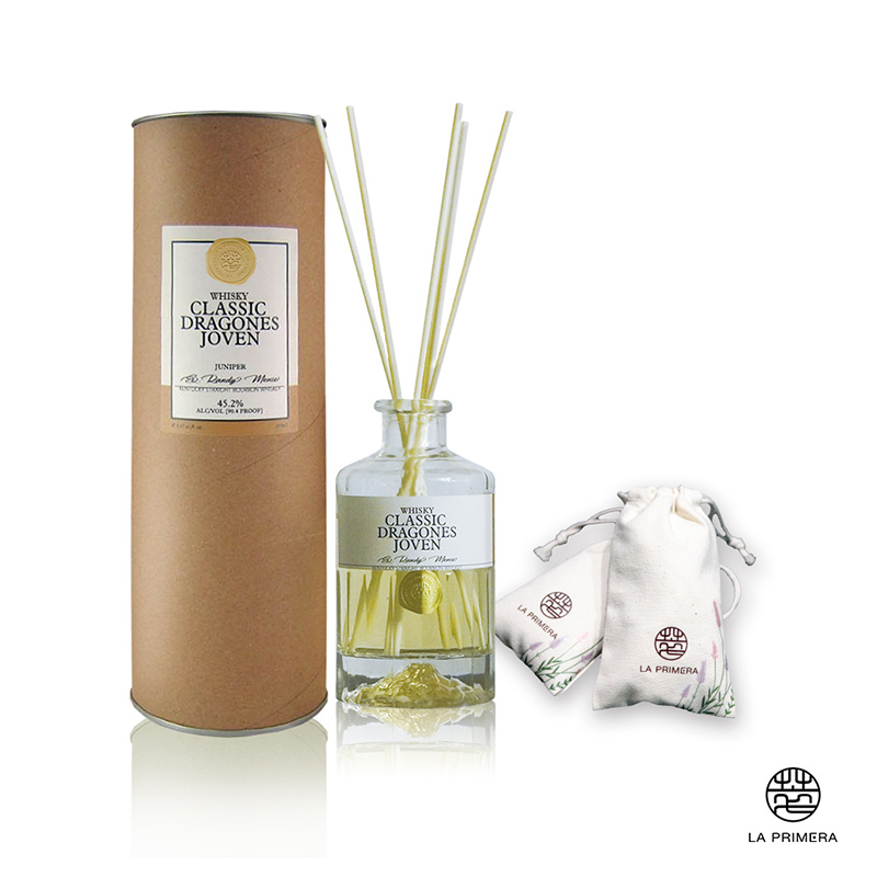 【覺萃】慢活生活｜神秘菸草威士忌香氛擴香250mL ＋ 2入薰衣草花粒香氛包