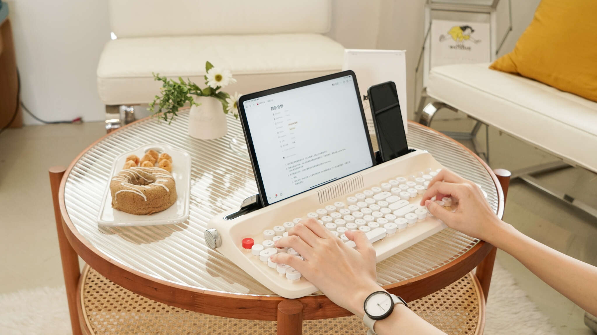 安安的台北小日常 x 【Actto】復古打字機鍵盤-banner