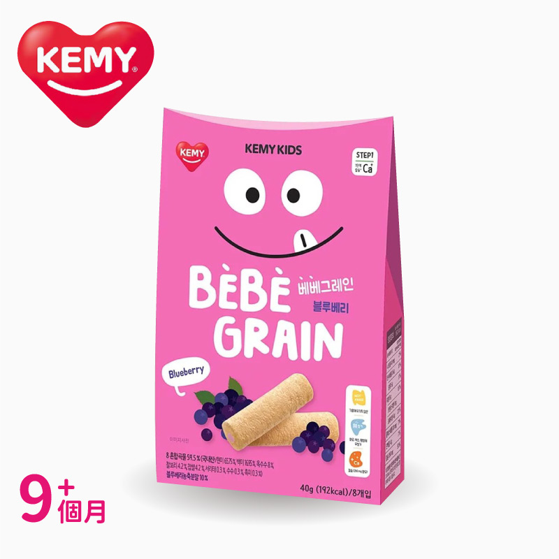 【KEMY KIDS】貪吃凱米穀物小捲心 藍莓